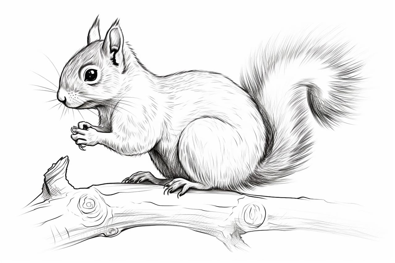 How to draw a Squirrel