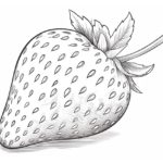 How to draw a strawberry