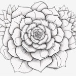 How to draw a Succulent