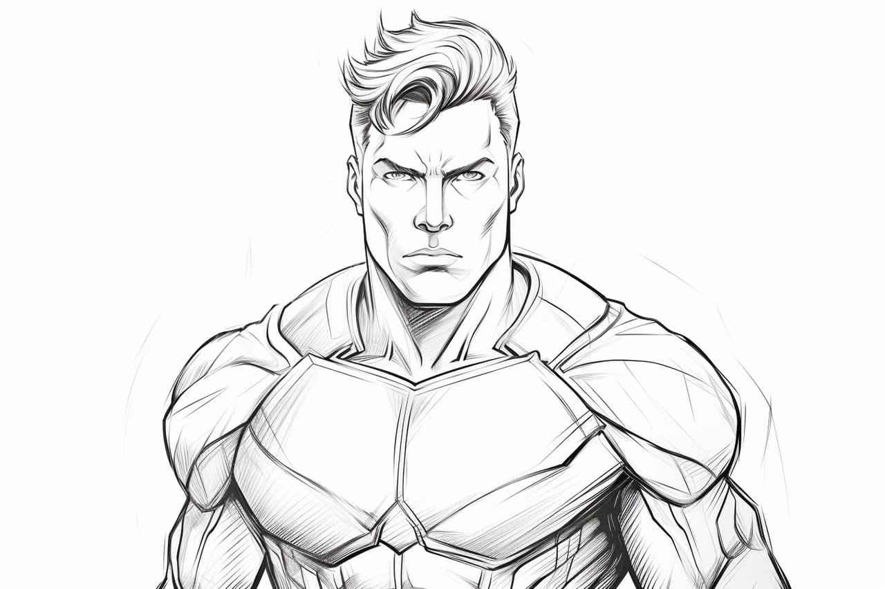 How to Draw a Superhero Yonderoo