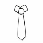 How to draw a tie