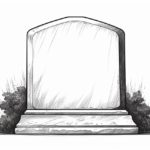 How to draw a tombstone