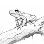 How to draw a Tree Frog