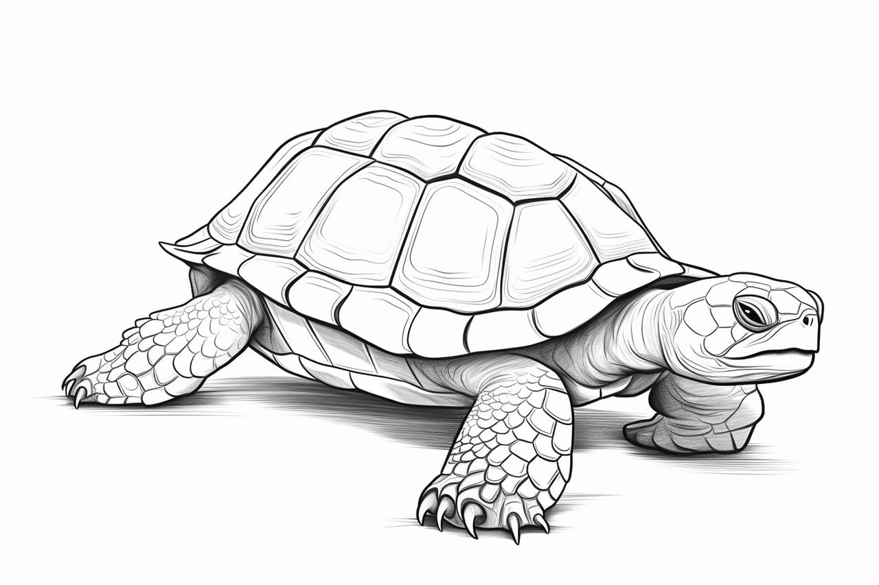 How to draw a turtle