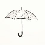 How to draw an umbrella
