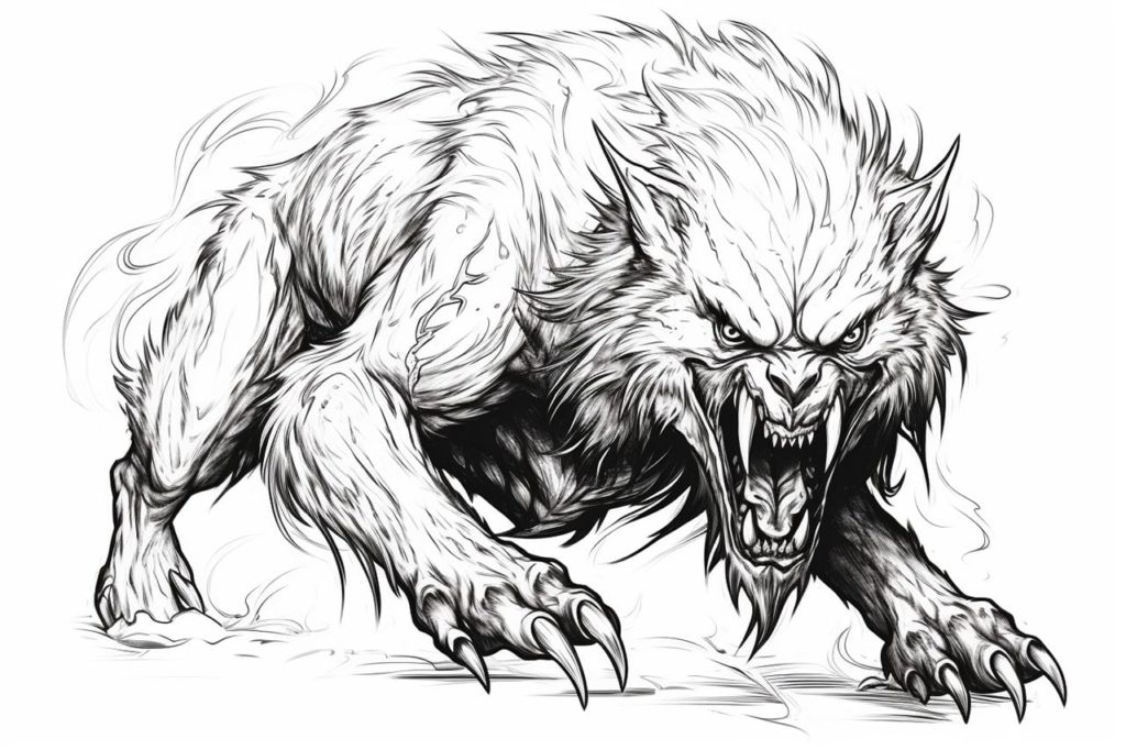 How to Draw a Werewolf - Yonderoo