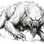 How to draw a Werewolf