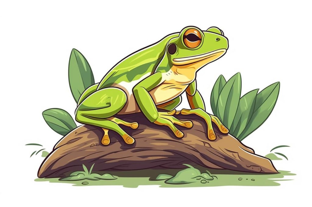 Tree Frog in color