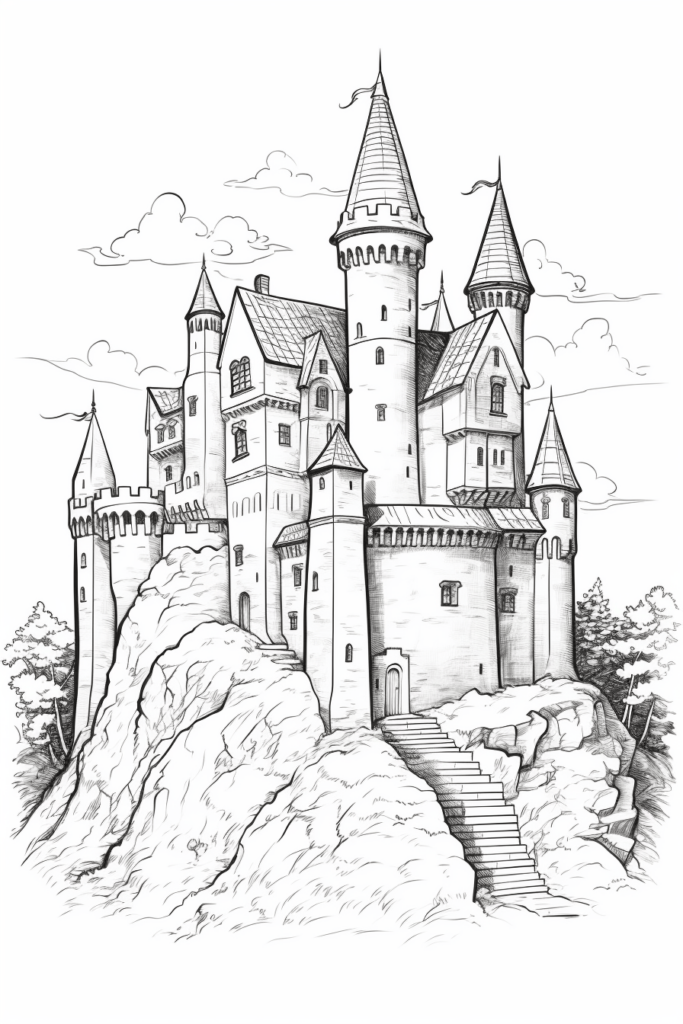 castle on a hill