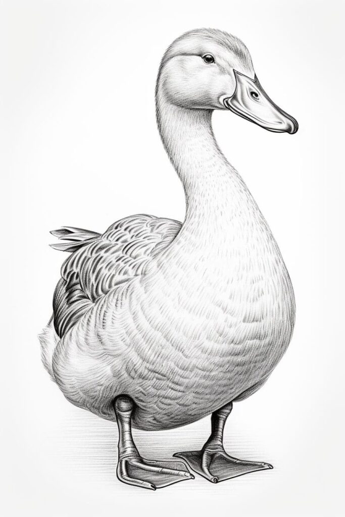 duck drawing