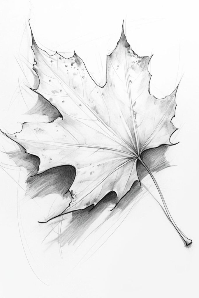 a fallen leaf on the ground