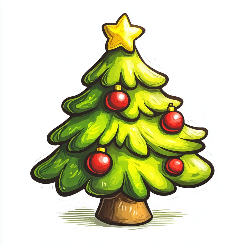 Christmas tree logo