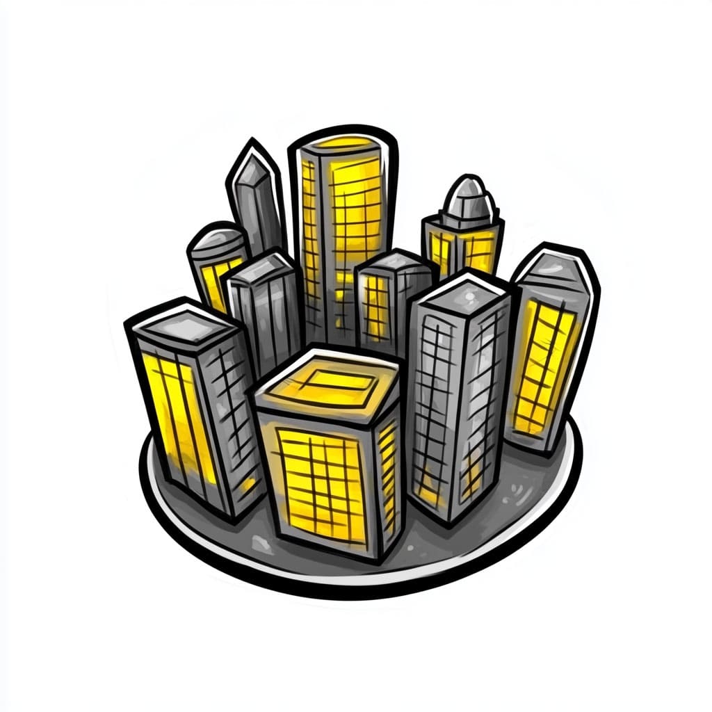 logo of a cityscape