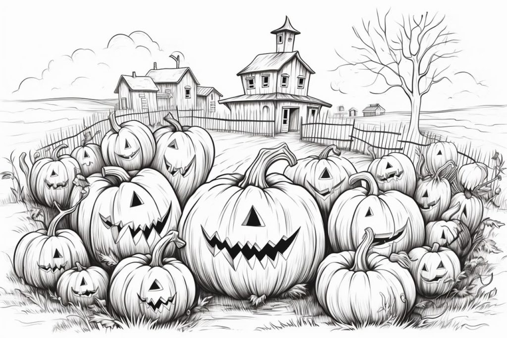haunted pumpkin patch