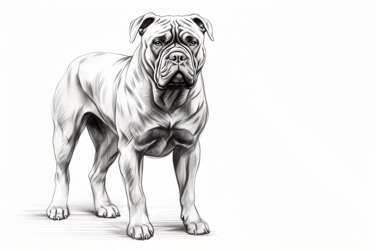 How to Draw a Cane Corso Yonderoo