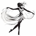 How to draw a dancer