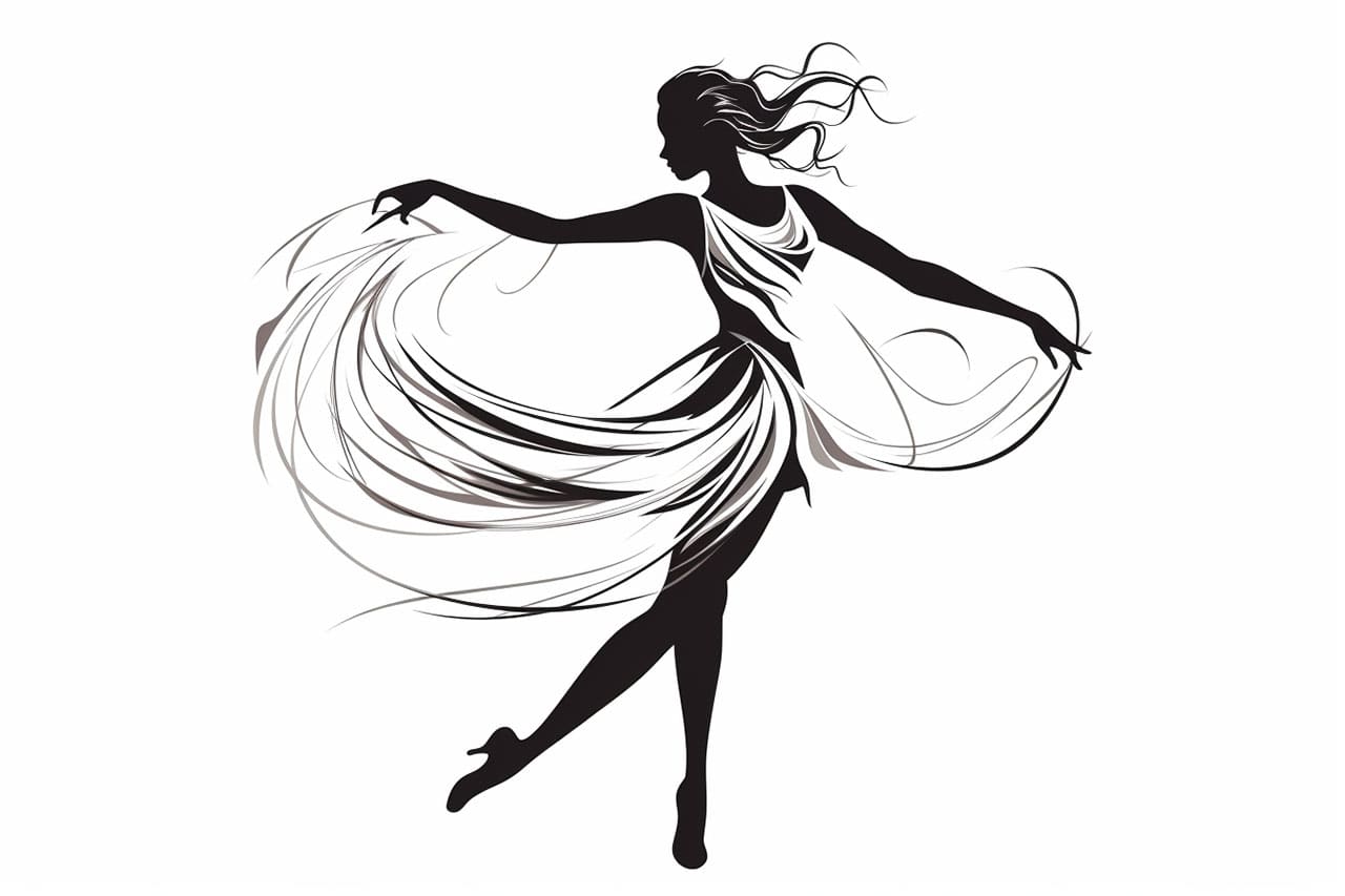 How to draw a dancer