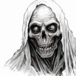 How to draw a ghoul