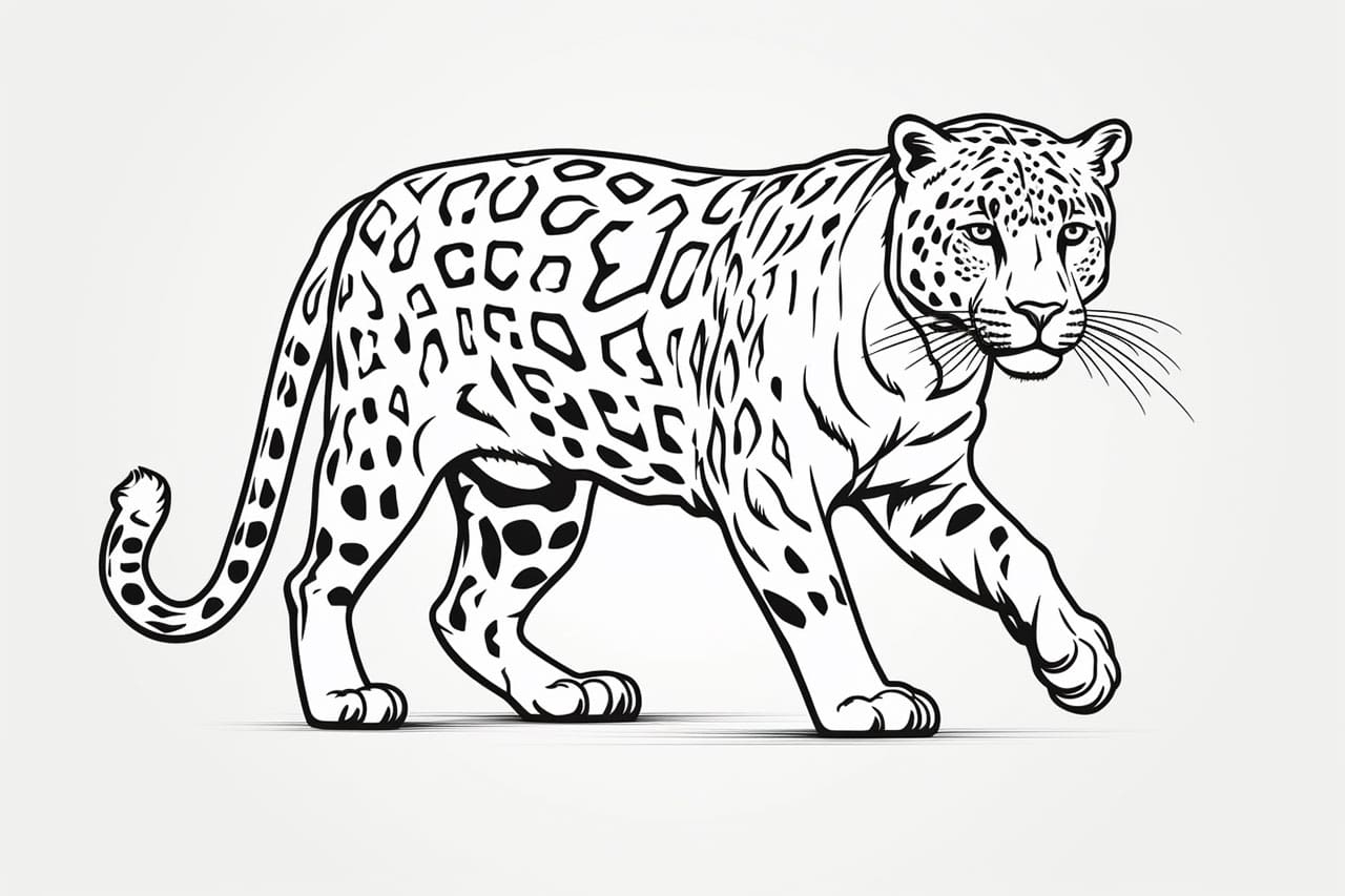 How to draw a jaguar