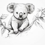 How to draw a Koala