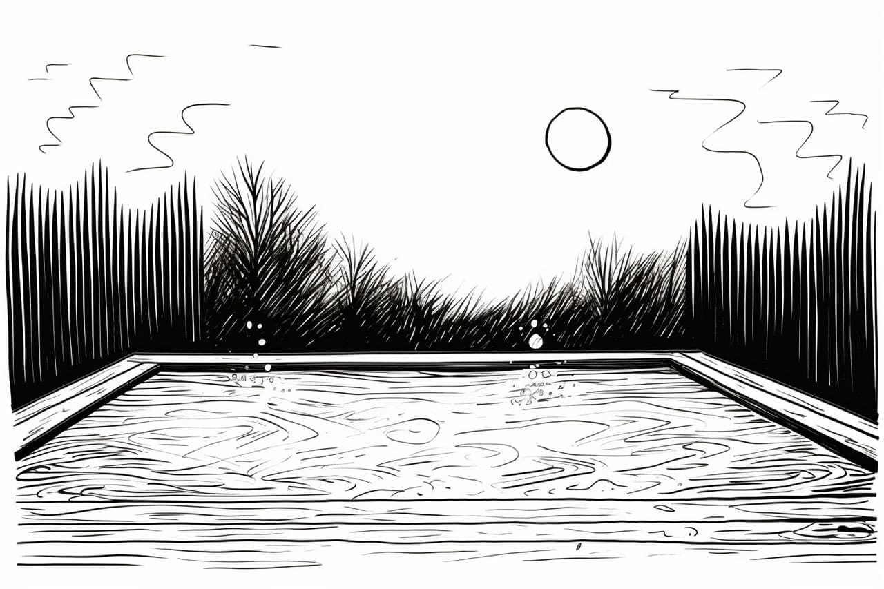 How to draw a pool