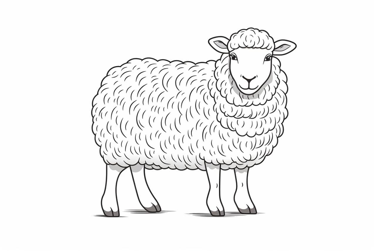 How to draw a sheep