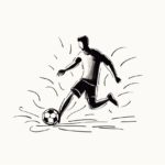 How to draw a soccer player