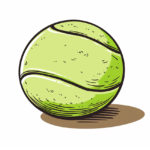 How to draw a tennis ball