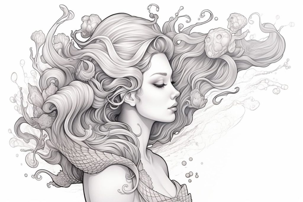 Siren drawing