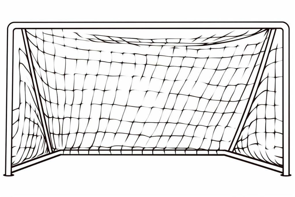 How to Draw a Soccer Goal Yonderoo