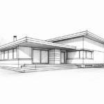 how to draw a 3D house