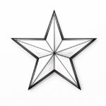 how to draw a 5 point star