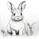 how to draw a baby bunny