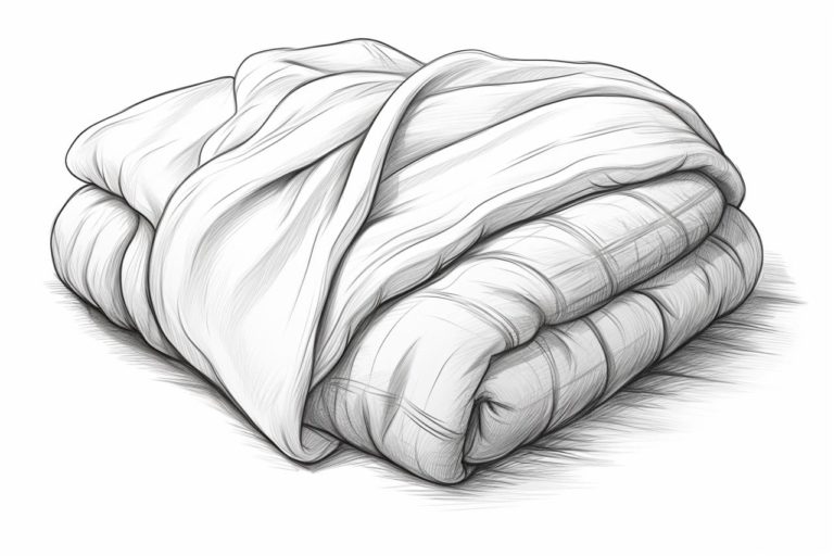 how to draw a blanket