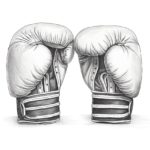 how to draw boxing gloves