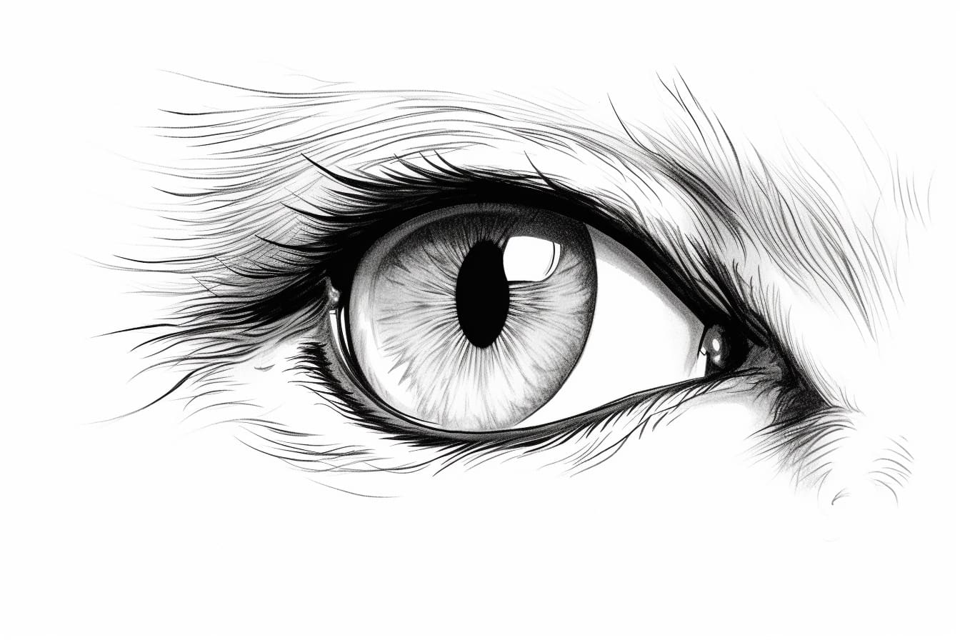 How to draw a cat eye