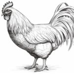 how to draw a chook