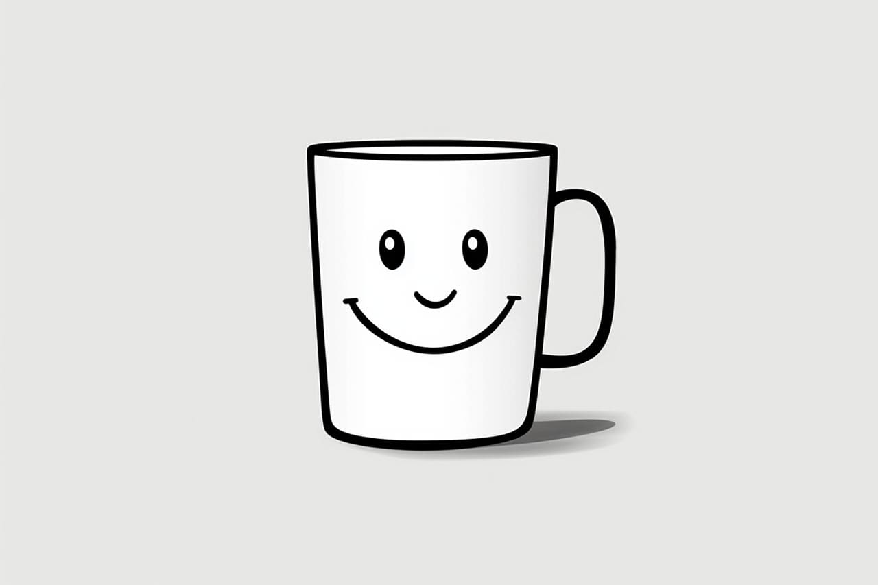 How to draw a mug