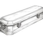 How to draw a coffin