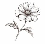 how to draw a cute flower