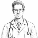 how to draw a doctor