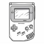 how to draw a Game Boy