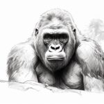 How to draw a gorilla