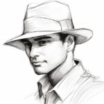 how to draw a hat on a person