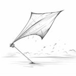 how to draw a kite