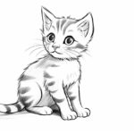 how to draw a kitty cat
