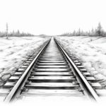 How to draw a railroad