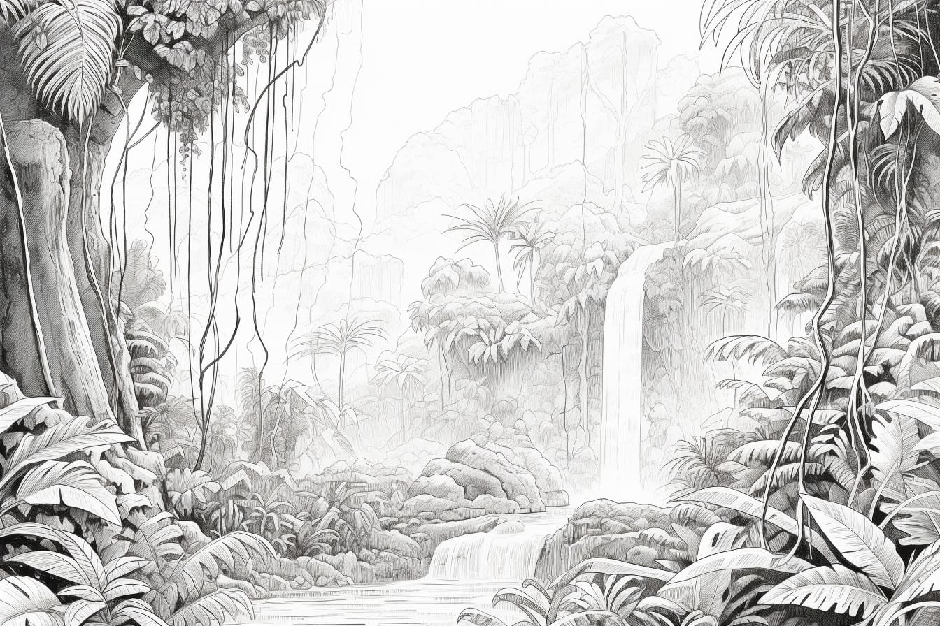 How to Draw a Rainforest Yonderoo
