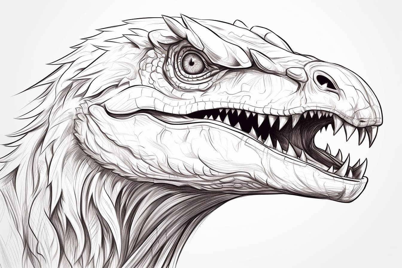 How to draw a raptor