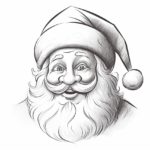 How to draw a Santa Claus